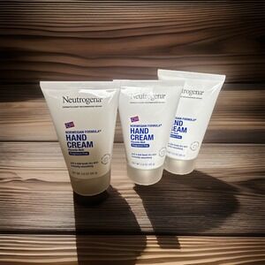 3x NEUTROGENA Norwegian Formula FRAGRANCE FREE 2oz Hand Cream LOT OF 3